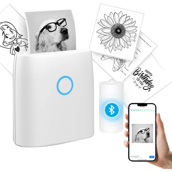 Mini impresora térmica portátil Saker