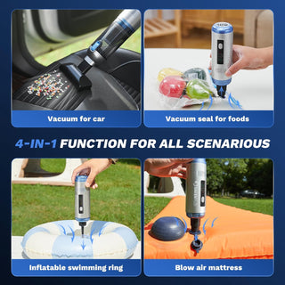 Sakerplus Slim Cordless Handheld Car Vacuum