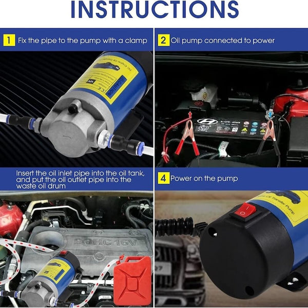 Sakerplus® Portable Electric Engine Oil Transfer Pump