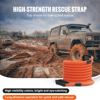 Sakerplus Kinetic Recovery Rope With Shackles