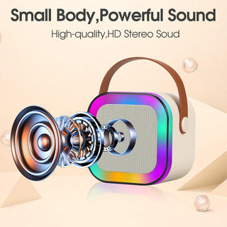 Sakerplus Portable Bluetooth Karaoke Machine for Kids
