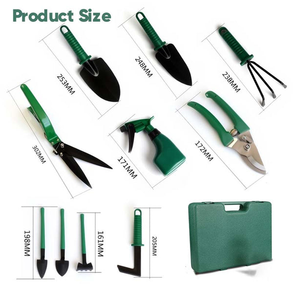 Juego de herramientas para plantar jardines Sakerplus