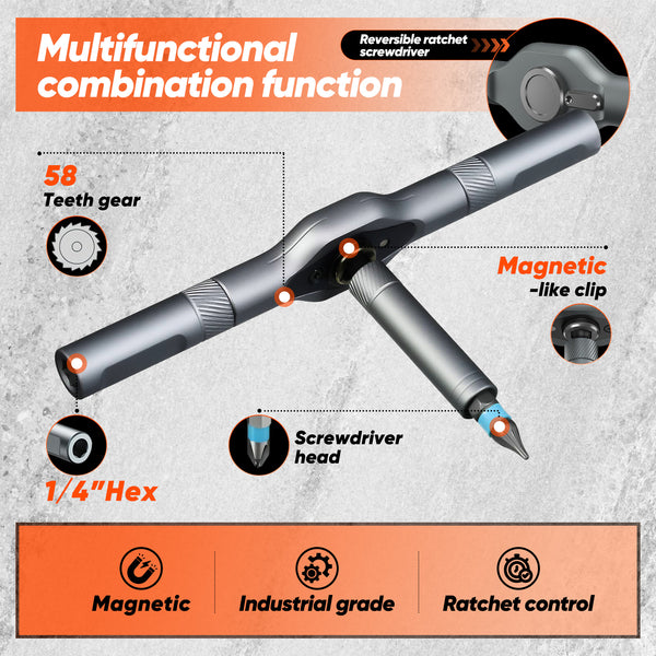 Juego de destornilladores magnéticos Sakerplus® 42 en 1