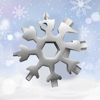 Sakerplus 18-in-1 Stainless Steel Snowflakes Multi-tool