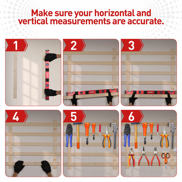 SAKER® Multi-Function Foldable Level