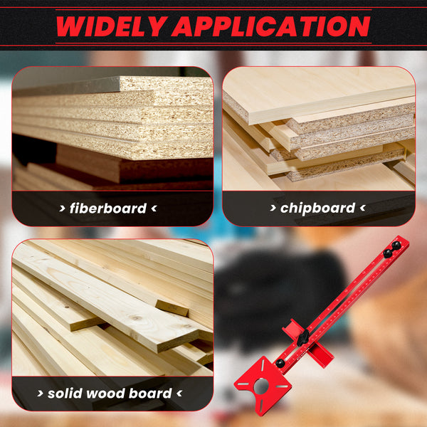 Robust Woodworking Bracket for Milling Tasks - SAKER® 4 in 1 Router Milling Groove Bracket
