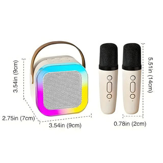 Sakerplus Portable Bluetooth Karaoke Machine for Kids