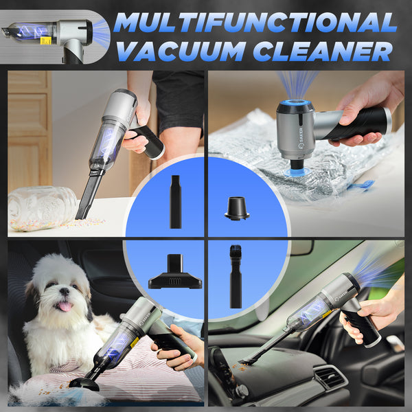 Sakerplus Portable Cordless Car Vacuum