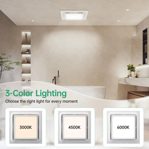 Sakerplus® Bathroom Exhaust Fan With LED Light