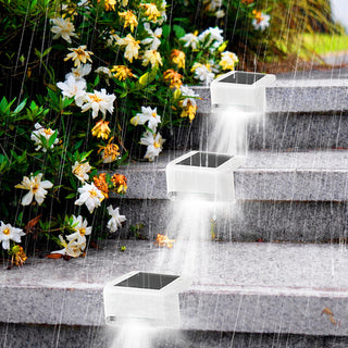 Luces solares para terraza SAKER® para exteriores, paquete de 4