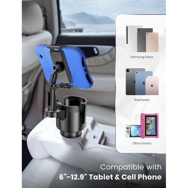 Sakerplus® 2-In-1 Car Cup Holder Phone Mount