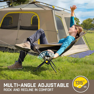 Sakerplus® Comfortable High Back Portable Camping Chair