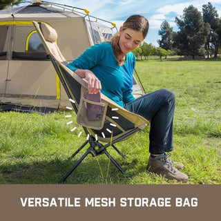 Sakerplus® Comfortable High Back Portable Camping Chair