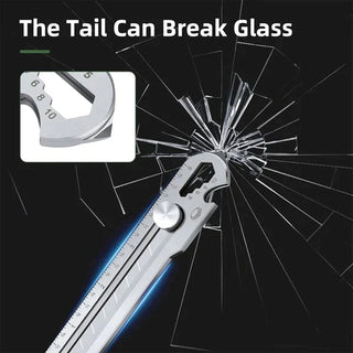 Sakerplus 6 in 1 All-Purpose Portable Stainless Steel Utility Knife