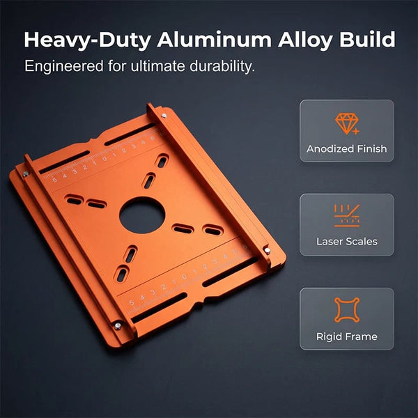 Sakerplus® Precision Wood Router Slotting Guide Bracket
