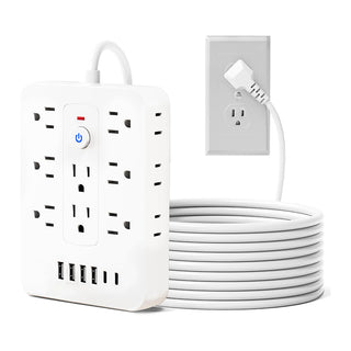 Sakerplus® 20-in-1 Surge Protector Power Strip