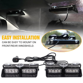 Sakerplus Emergency Strobe Windshield Lights
