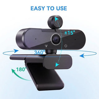 Sakerplus® Ultra HD 4K Webcam With Microphone