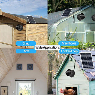 Sakerplus® High Velocity Solar Ventilation Fan