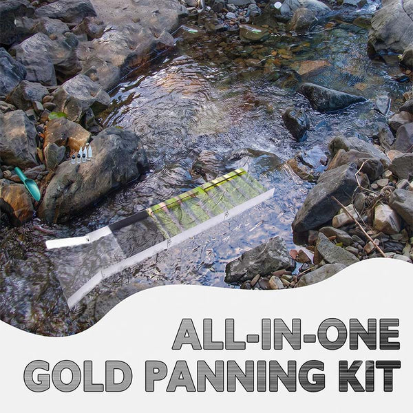 Sakerplus® Folding Sluice Box Gold Panning Kit