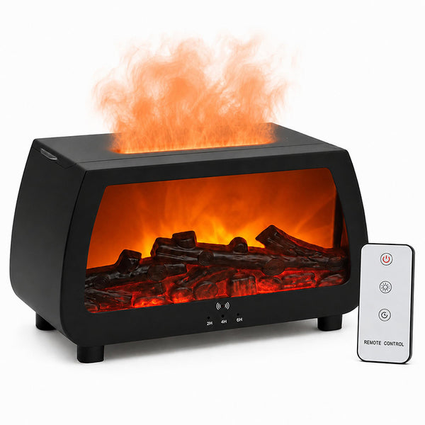 Sakerplus® Sound Reactive Fireplace Essential Oil Diffuser
