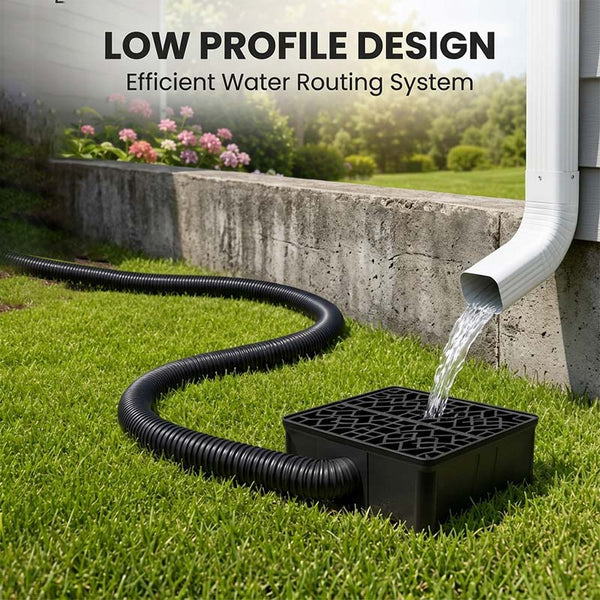Sakerplus® Low Profile Downspout Catch Basin