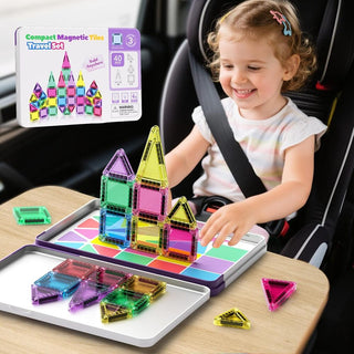 Sakerplus Magnetic Tiles Building Blocks Set
