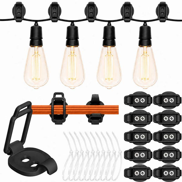 Sakerplus® Adjustable Elastic Cable Management Clips