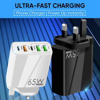 Sakerplus Multi Port Adaptor 65W Fast Charger - US Standard
