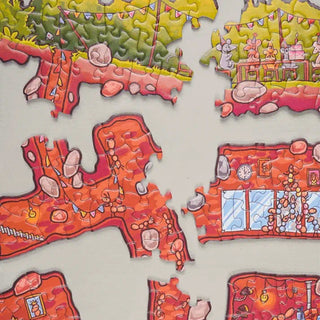 Sakerplus® Edgepiece Puzzle summer day on the river