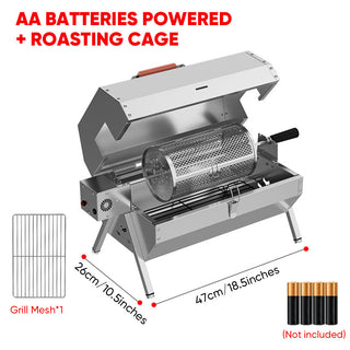 Sakerplus® Twin-Burner Electric BBQ Grill