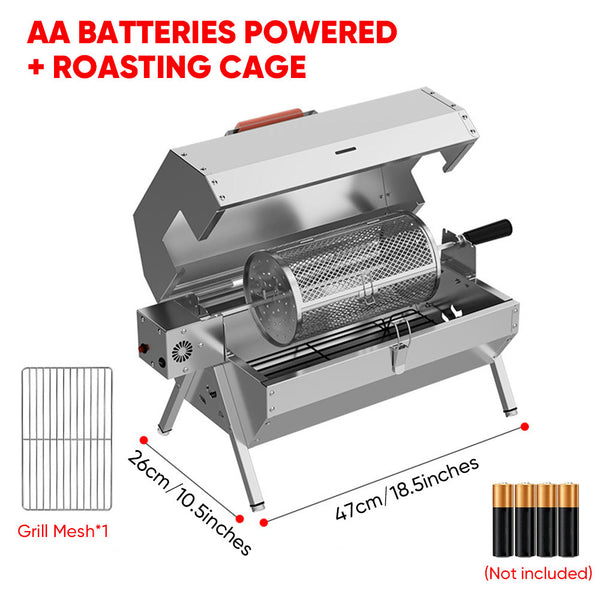 Sakerplus® Twin-Burner Electric BBQ Grill