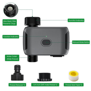 Sakerplus® Smart WiFi Garden Water Timer