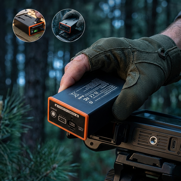 Sakerplus® Rechargeable Lithium Battery Pack for Moultrie EDGE Series Trail Cameras