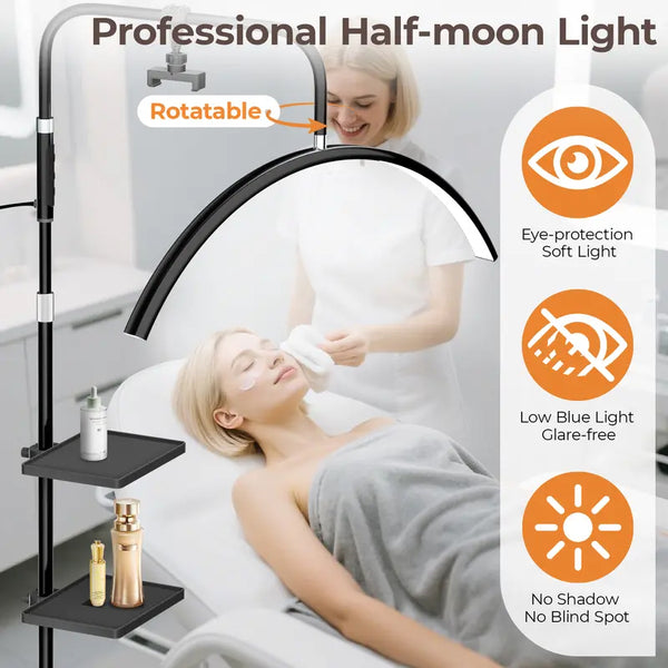 Sakerplus® Dimmable Half Moon LED Lash Lamp