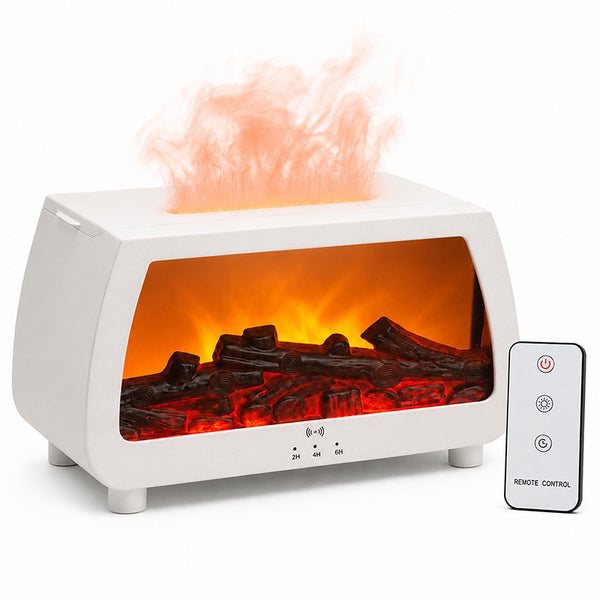Sakerplus® Sound Reactive Fireplace Essential Oil Diffuser