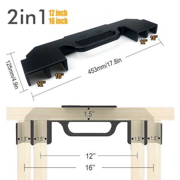 Sakerplus® Woodworking Stud Framing Layout Clamp