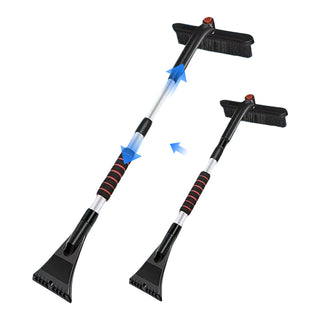 Sakerplus®  3-in-1 Extendable Snow Brush Ice Scraper
