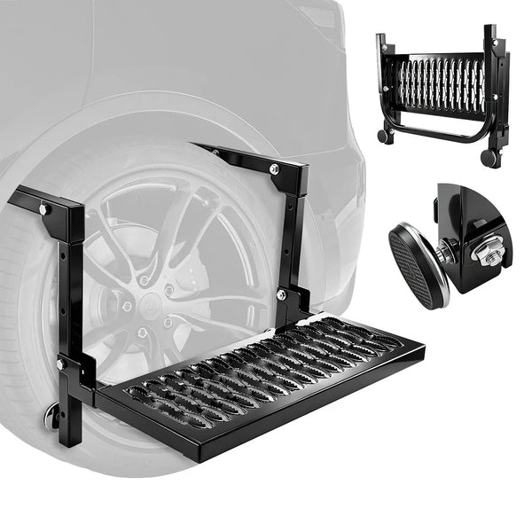 Sakerplus® Heavy Duty Folding Tire Step