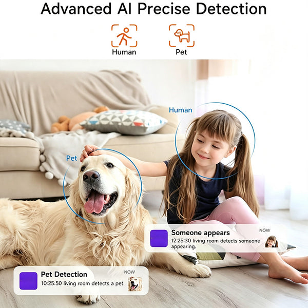 Sakerplus® Indoor Smart Security Camera Baby Monitor