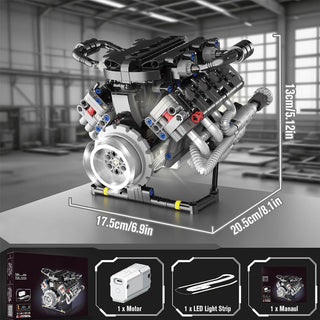 Sakerplus® V8 Working Car Engine Kit