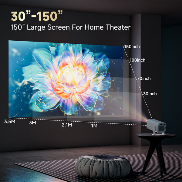 Sakerplus® Smart Rotatable Portable Mini Projector