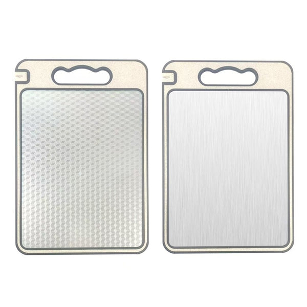 Sakerplus® Double Sided Stainless Steel Cutting Board