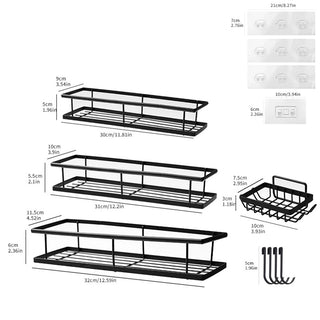 Juego de almacenamiento para ducha Sakerplus® resistente a la oxidación