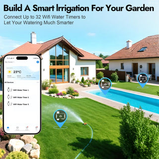 Sakerplus® Smart WiFi Garden Water Timer