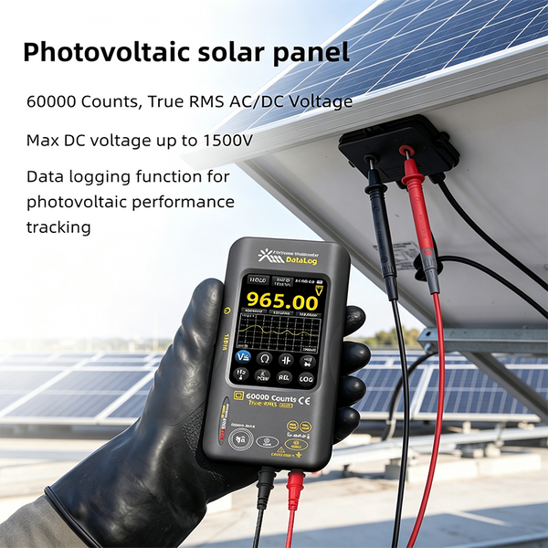 Sakerplus® 60000 Counts PV Multimeter