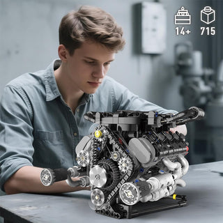 Sakerplus® V8 Working Car Engine Kit