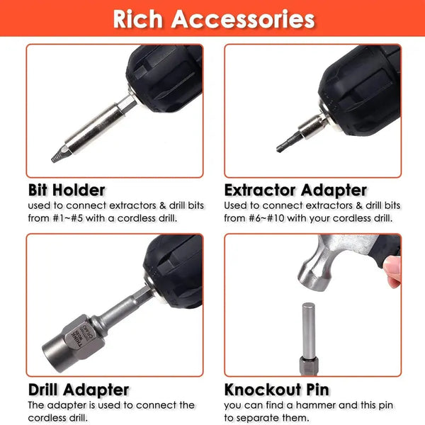 Sakerplus® Damaged Bolt And Screw Extractor