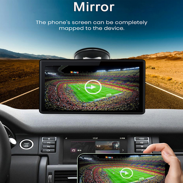 Estéreo portátil con pantalla táctil inalámbrico Sakerplus® CarPlay