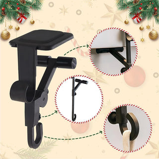 Sakerplus Adjustable Fireplace Garland and Stocking Hanger